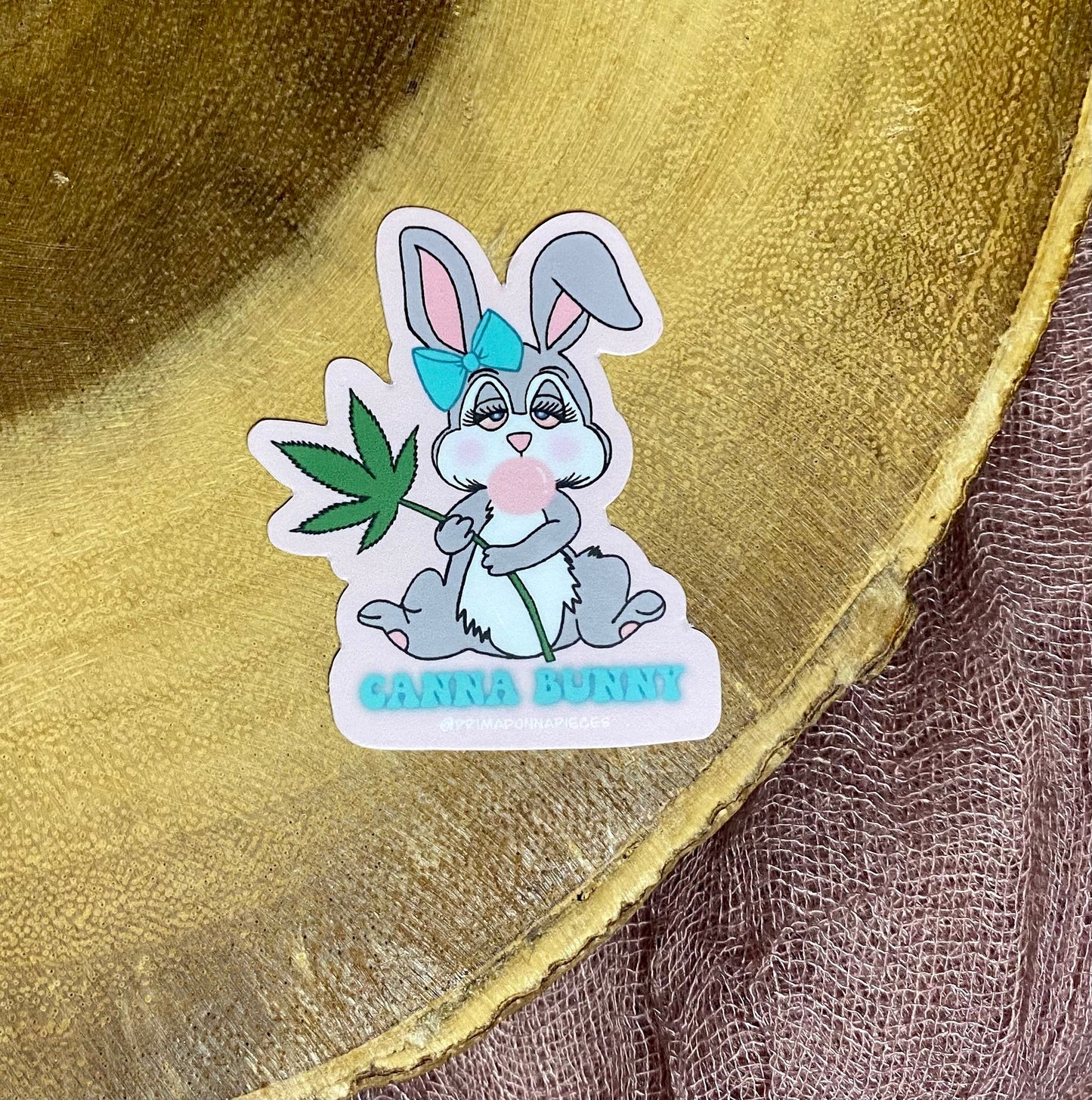 CANNA BUNNY STICKER