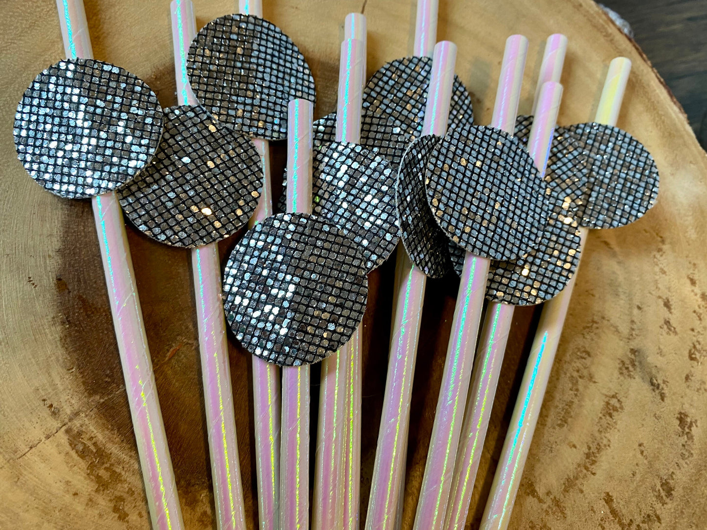 Disco Ball Straws