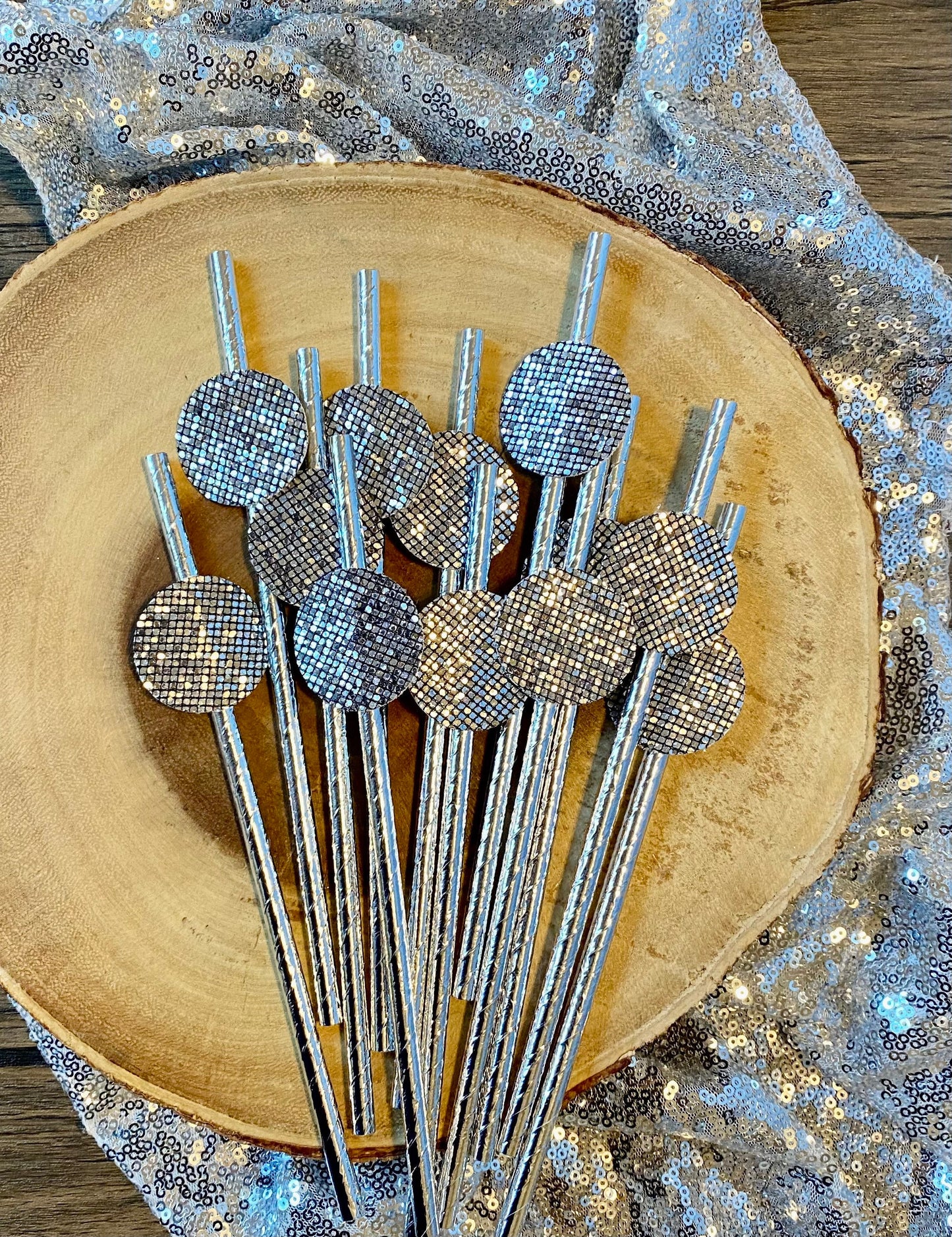 Disco Ball Straws