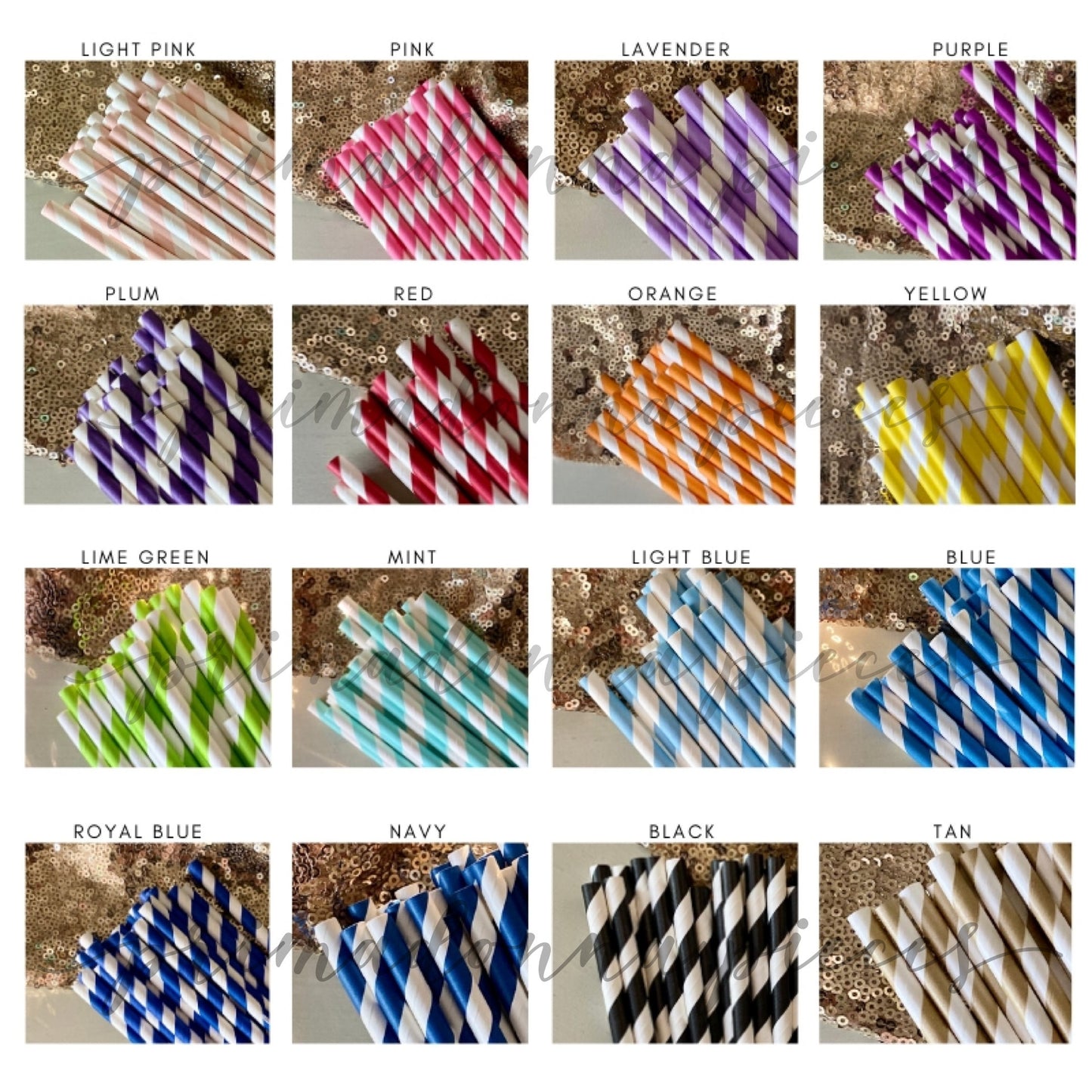 Disco Ball Straws