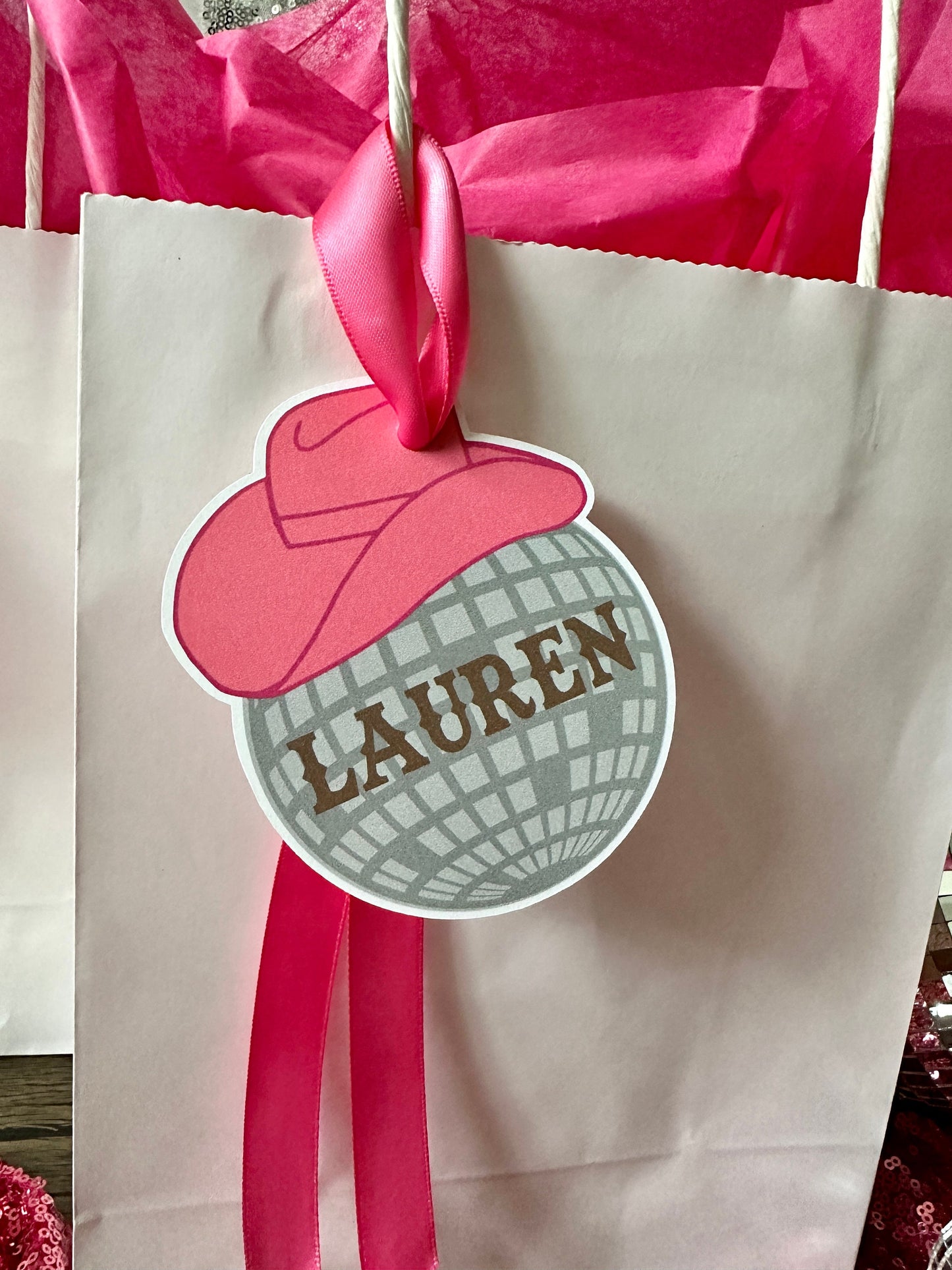 Last Rodeo Gift Bag (Qty. 1) Lets Go Girls| Cowgirl Party Bags| Nashville Bachelorette| Last Hoe Down| Brides Last Ride| Last Disco Gift Bag