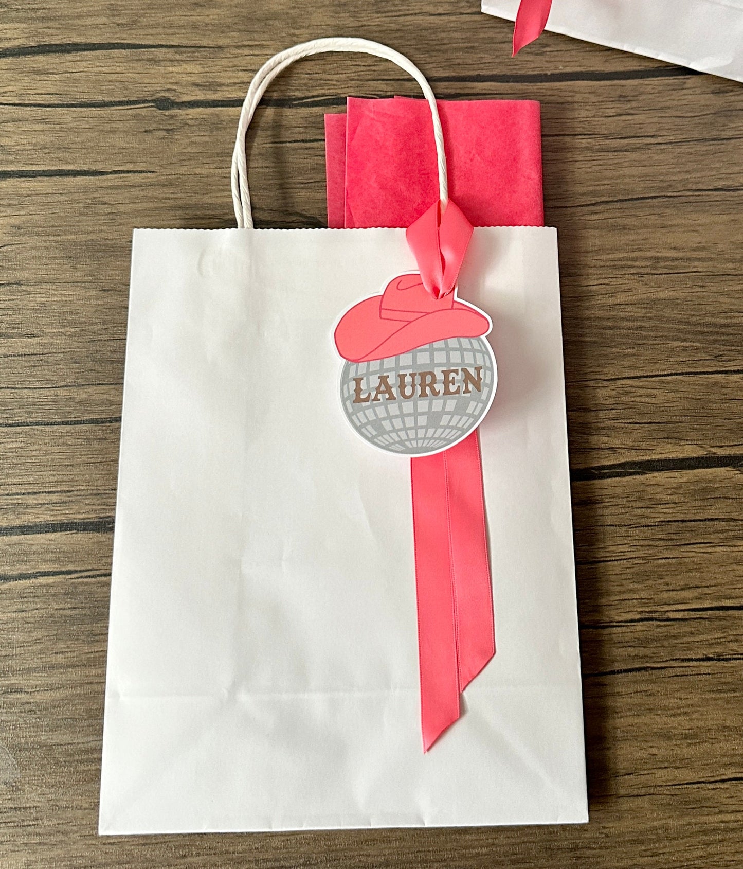 Last Rodeo Gift Bag (Qty. 1) Lets Go Girls| Cowgirl Party Bags| Nashville Bachelorette| Last Hoe Down| Brides Last Ride| Last Disco Gift Bag