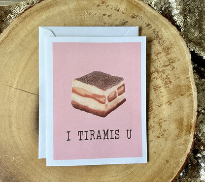 I TIRAMISU CARD