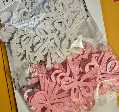 BOW CONFETTI (QTY. 30 PIECES)