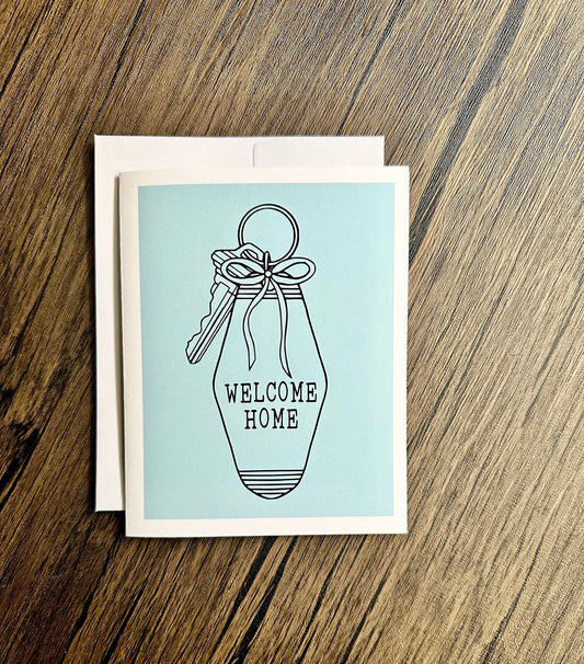 WELCOME HOME GREETING CARD