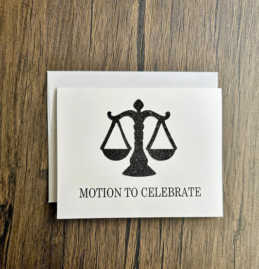 MOTION TO CELEBRATE CARD