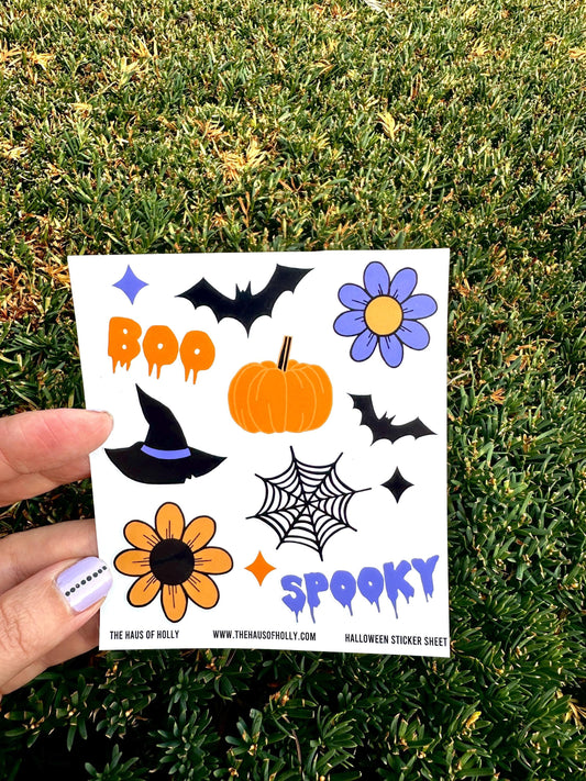 HALLOWEEN STICKER SHEET