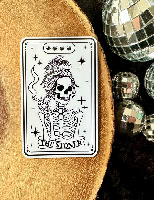 STONER TAROT CARD STICKER