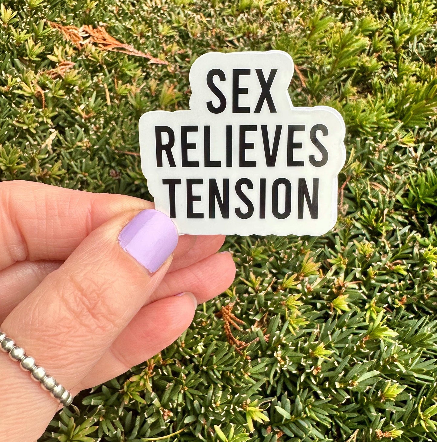 SEX RELIEVES TENSION