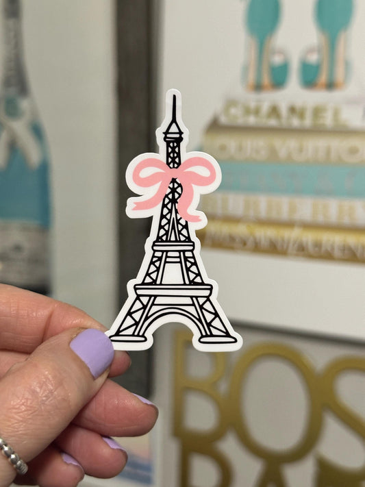 Eiffel Tower Sticker (Qty. 1)| Paris Stickers| France Stickers| Mon Cheri Stickers| Merci Stickers| Travel Stickers| Paris Coquette Stickers