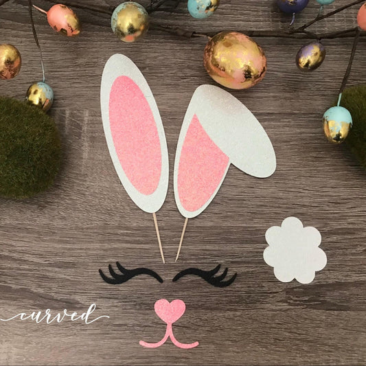 Easter Bunny Cake Topper| Bunny Turning One| Some Bunny is One| Easter Cake Smash Props| 1st Birthday Cake Smash Topper