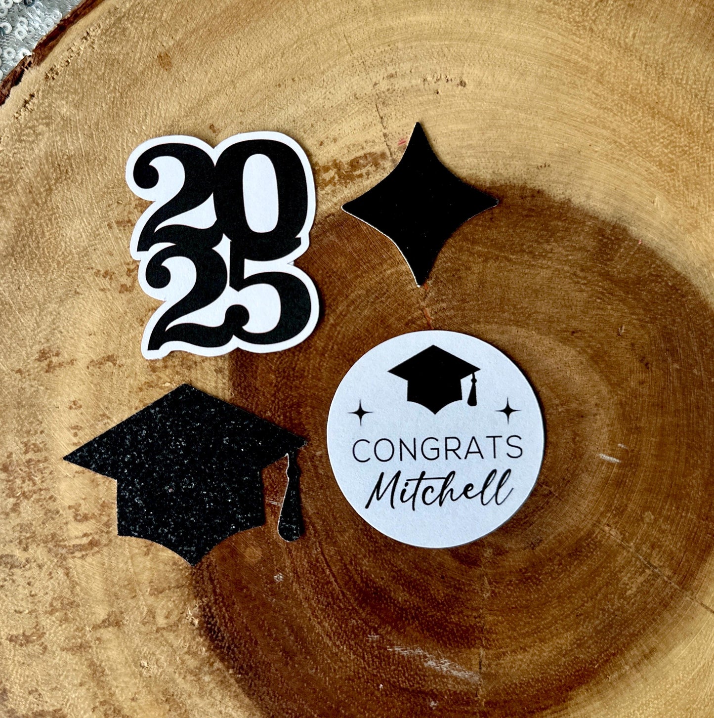 40 Pieces Personalized Graduation Confetti