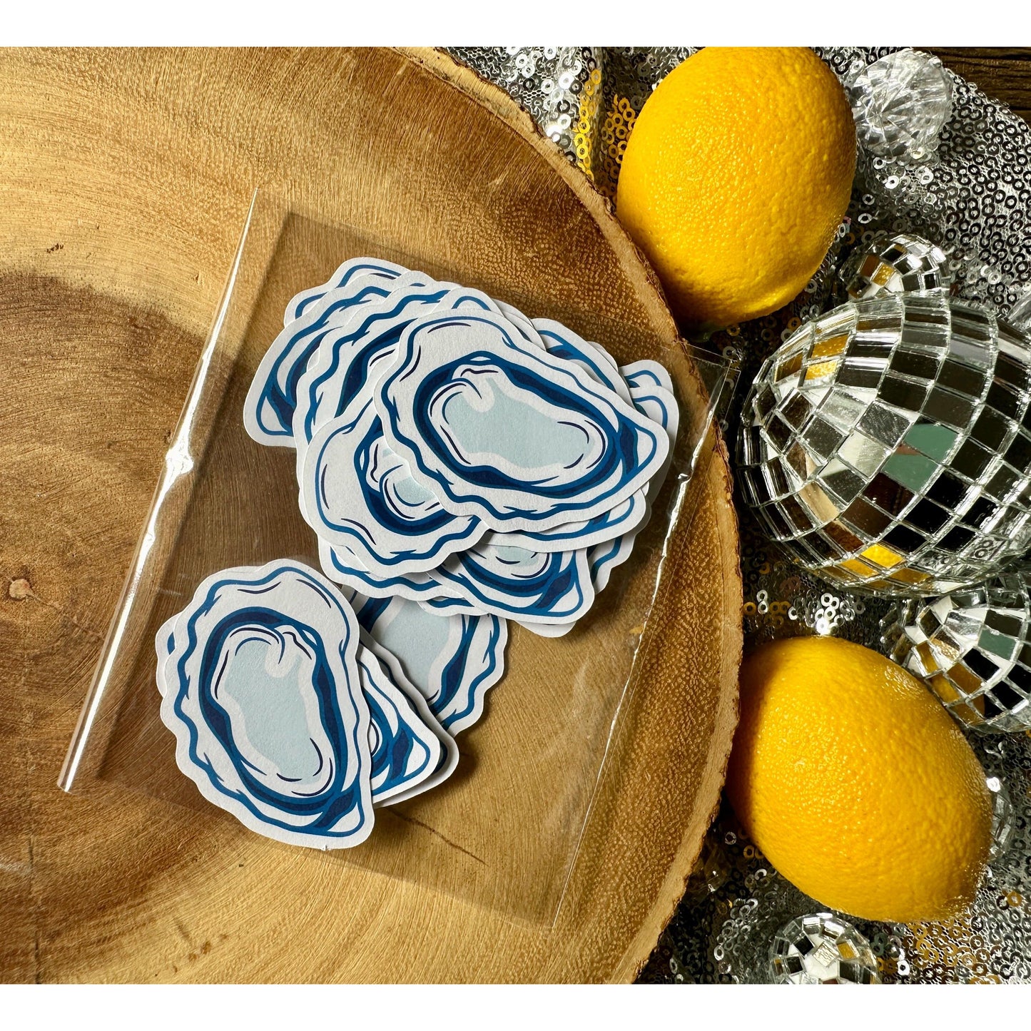 30 Pieces Oyster Confetti| Shuck Shes A Bride Bach| Coastal Bach Decor| East Coast Bach| Coastal Bach| Last Toast On the Coast Bach Decor