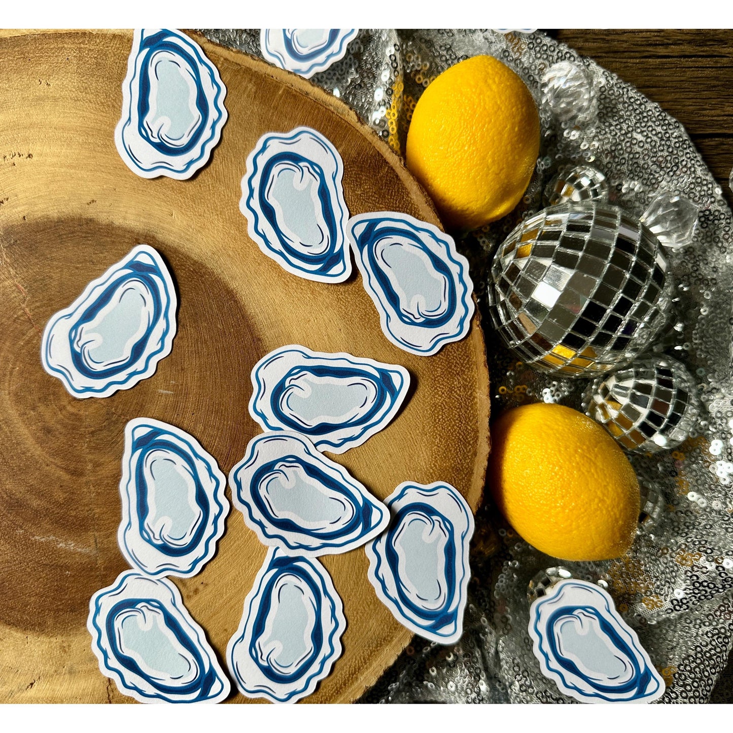 30 Pieces Oyster Confetti| Shuck Shes A Bride Bach| Coastal Bach Decor| East Coast Bach| Coastal Bach| Last Toast On the Coast Bach Decor