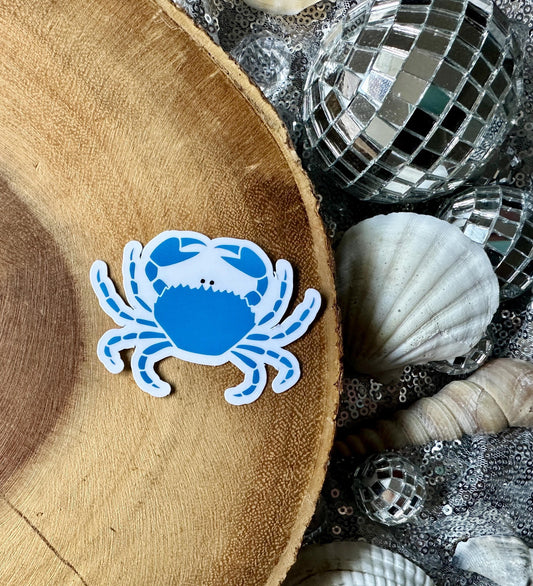 Blue Crab Sticker