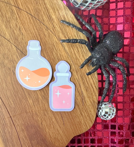 Witch Potion Stickers| Summerween Stickers| Witchcraft Stickers| Potion and Spells Stickers| I Put A Spell on You| Witch Craft Gifts