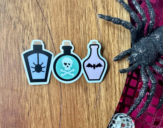 Potion Stickers| Summerween Stickers| Witchcraft Stickers| Potion and Spells Stickers| I Put A Spell on You| Witch Craft Gifts| Gothic Witch