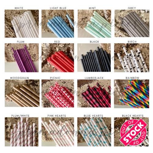 Snowflake Straws