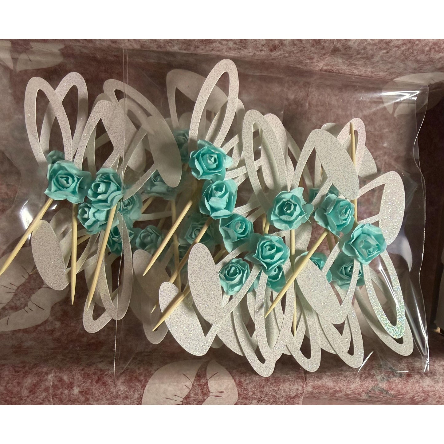 Bunny Ear Cupcake Toppers (Qty. 6)| Bunny Cupcake Decorations| Easter Cupcake Picks| Bunny Ear Picks| Bunny First Birthday| Bunny Birthday