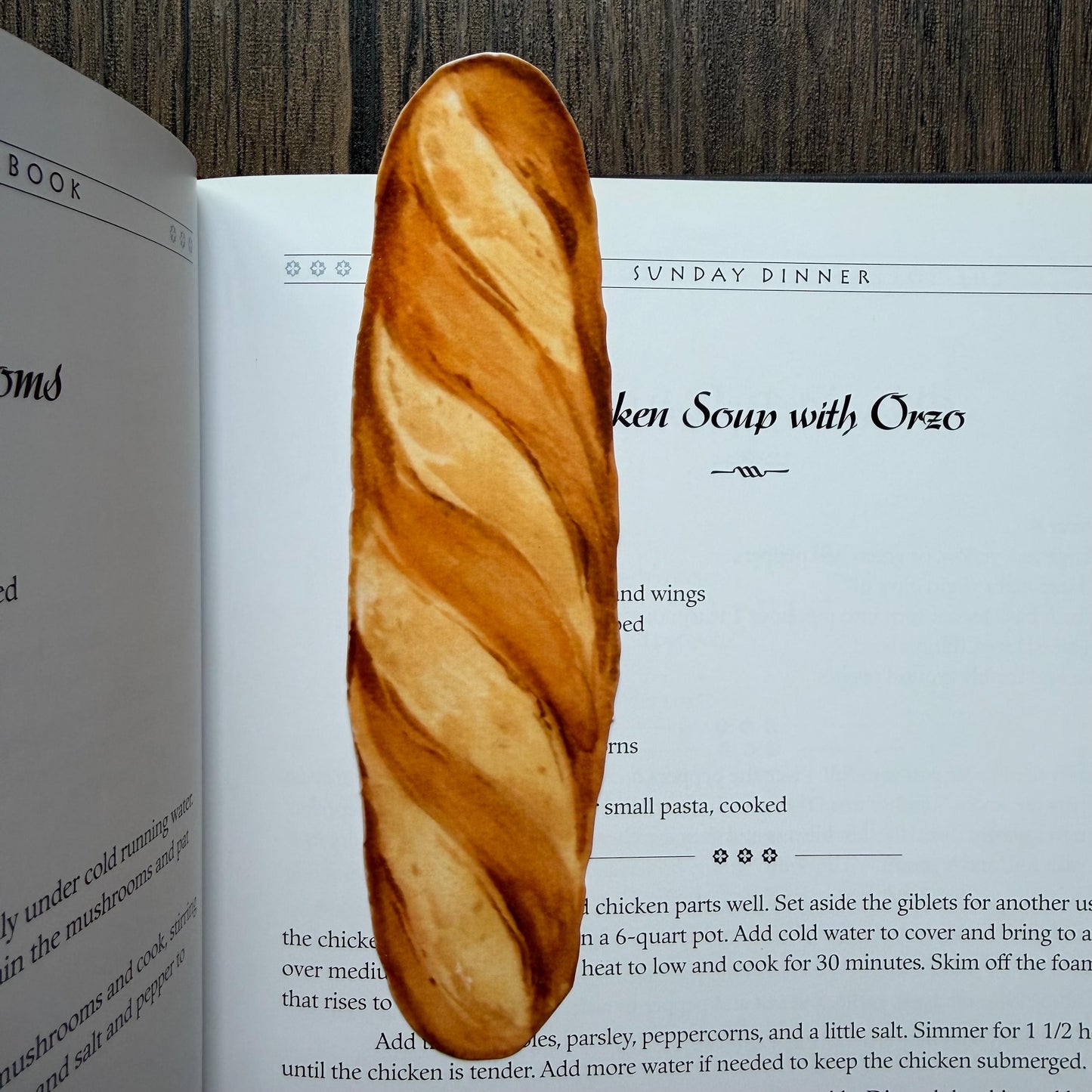 Bread Bookmark Laminated