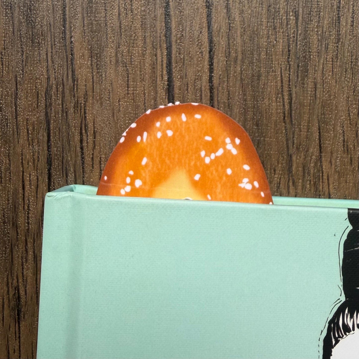 Philly Pretzel Bookmark Laminated
