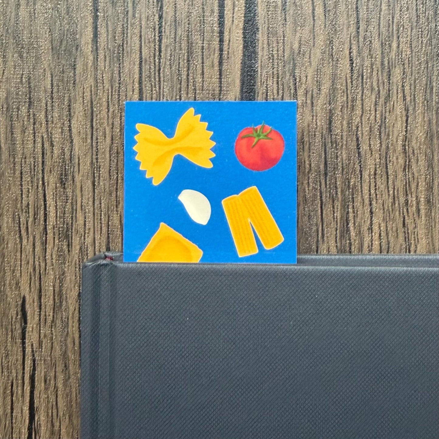 Italian Pasta Bookmark Laminated