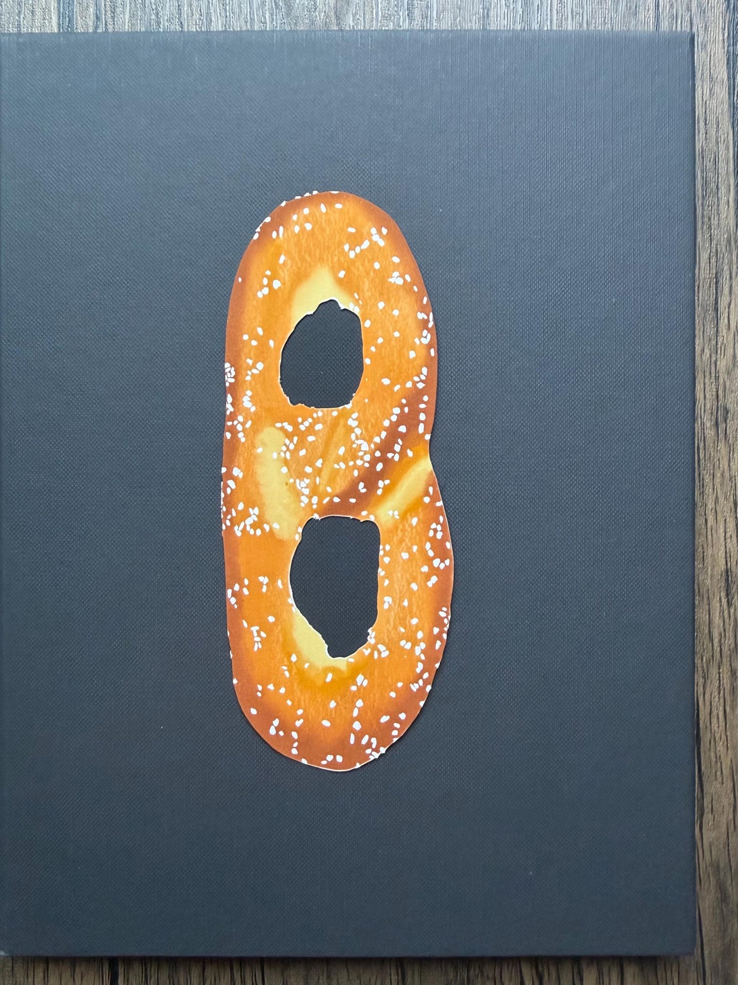 Philly Pretzel Bookmark Laminated