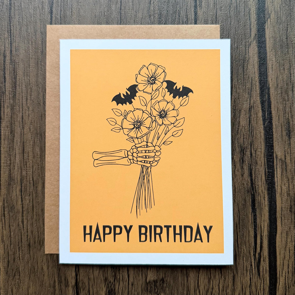 Gothic Happy Birthday Card
