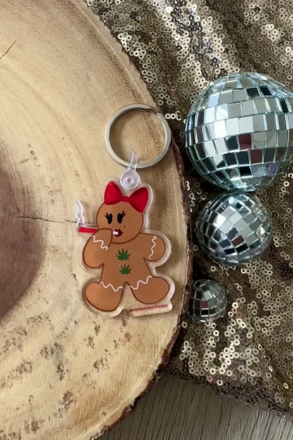 STONER GINGERBREAD KEYCHAIN