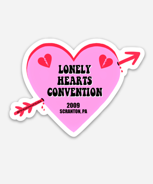 LONELY HEARTS CONVENTION STICKER