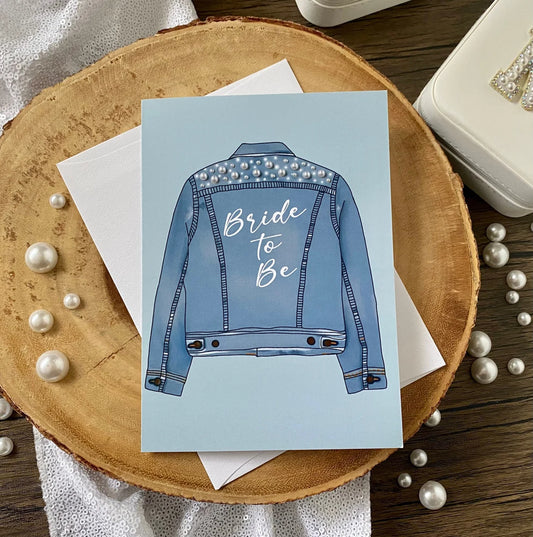 BRIDE TO BE GREETING CARD