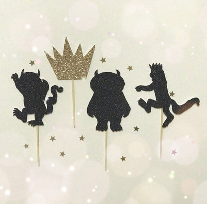 WHERE THE WILD THINGS ARE CUPCAKE TOPPERS