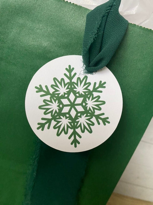 STONER SNOWFLAKE GIFT TAGS (QTY. 6)