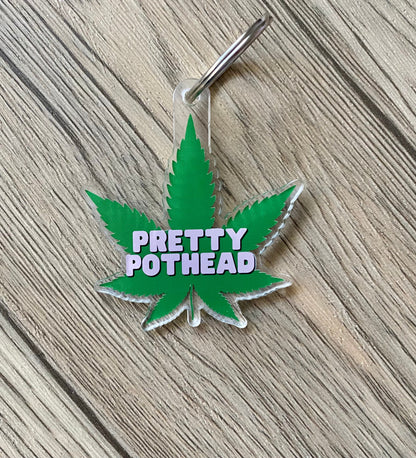 PRETTY POTHEAD KEYCHAIN