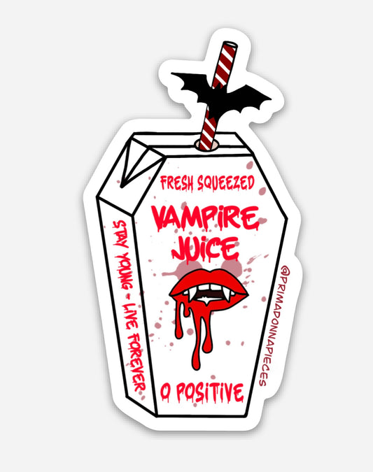 VAMPIRE JUICE STICKER